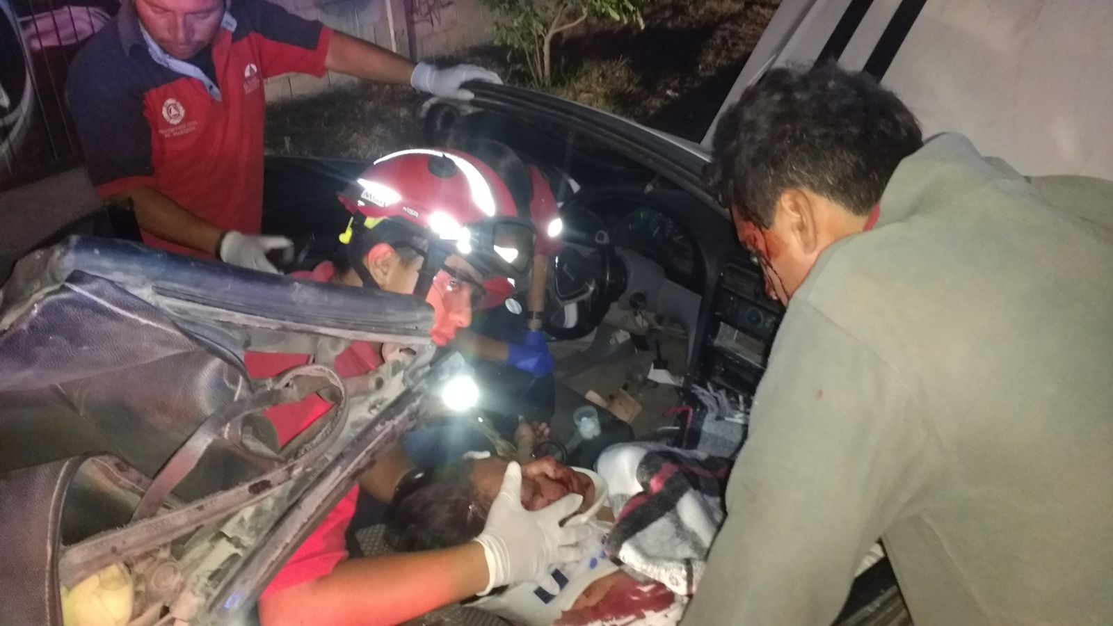 Siete heridos por choque en El Marqués