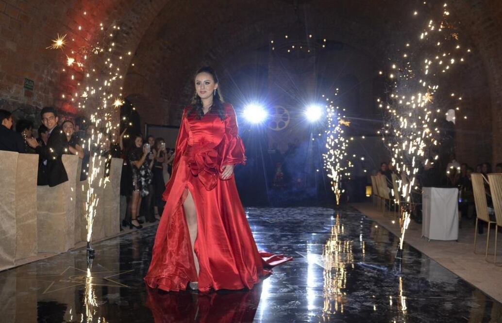 Reflectores, paparazzis, alfombra roja y mucho glamour fueron los elementos que envolvieron a Anabelén Torreslanda Almaraz en su fiesta de XV años, que estuvo inspirada en el excéntrico mundo hollywoodense.