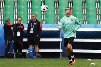 Ronaldo, por historia  en la Euro