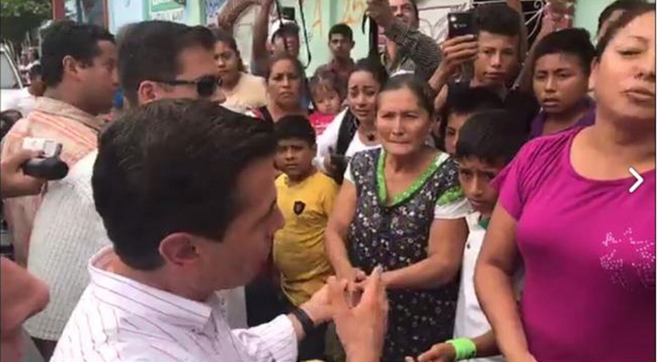 No permitan lucro con la tragedia, pide Peña Nieto a la población
