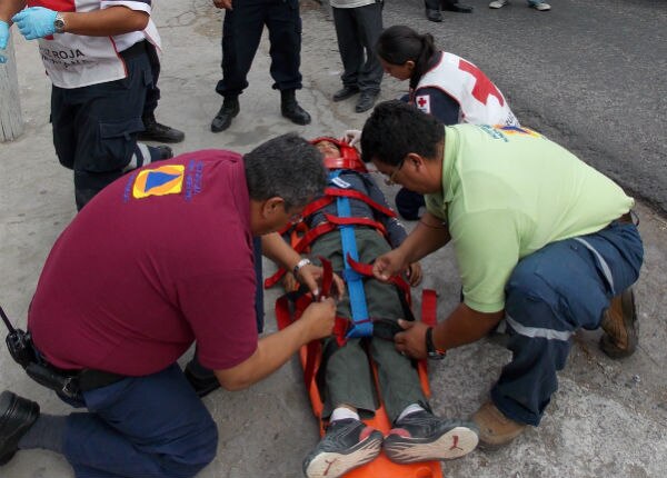 Choque deja cinco lesionados