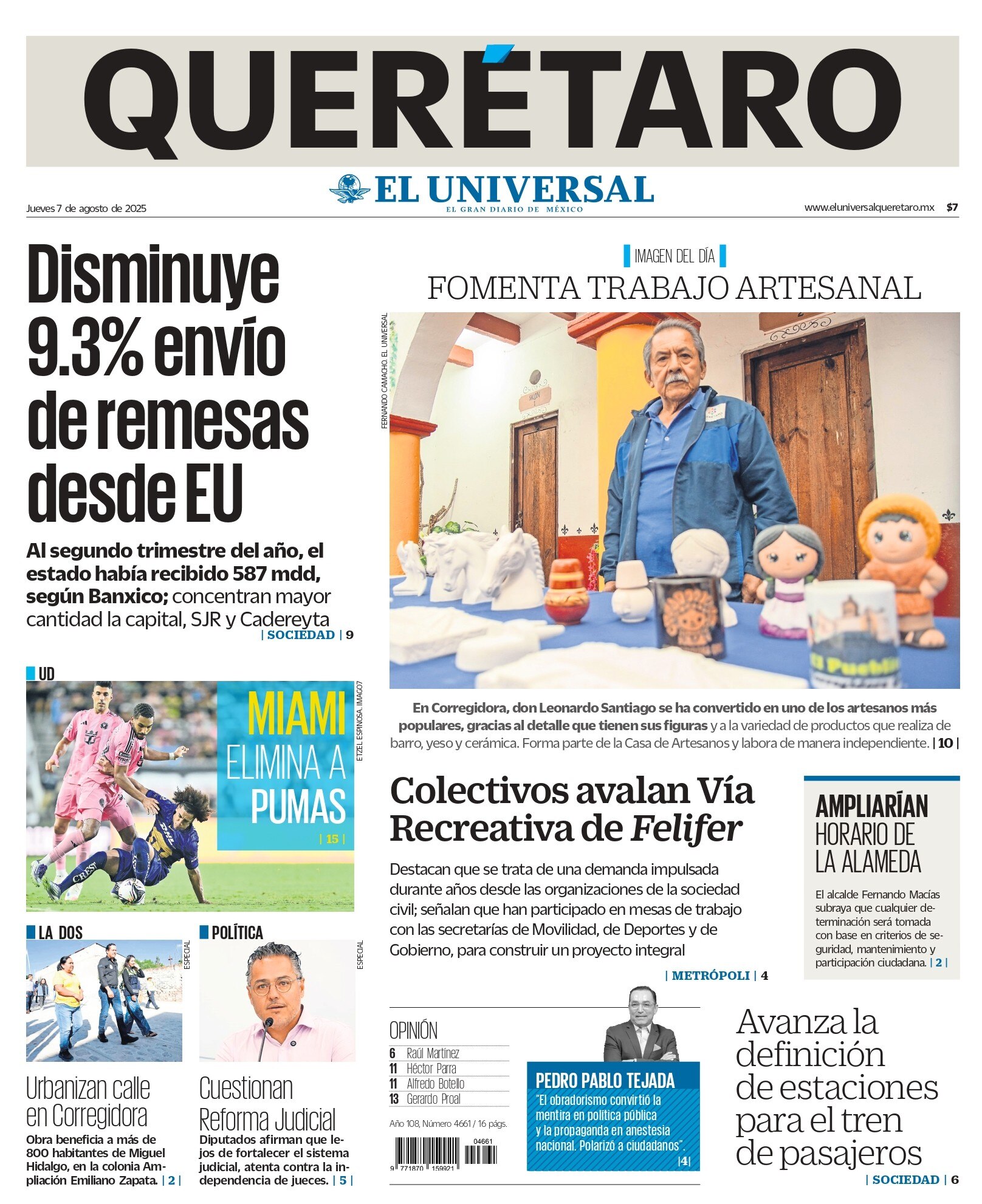 Portada 07 de agosto de 2025