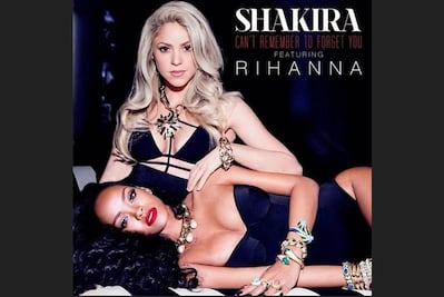 Shakira y Rihanna, juntas