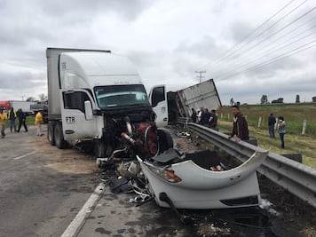 Carambola en la 57 colapsa la circulación