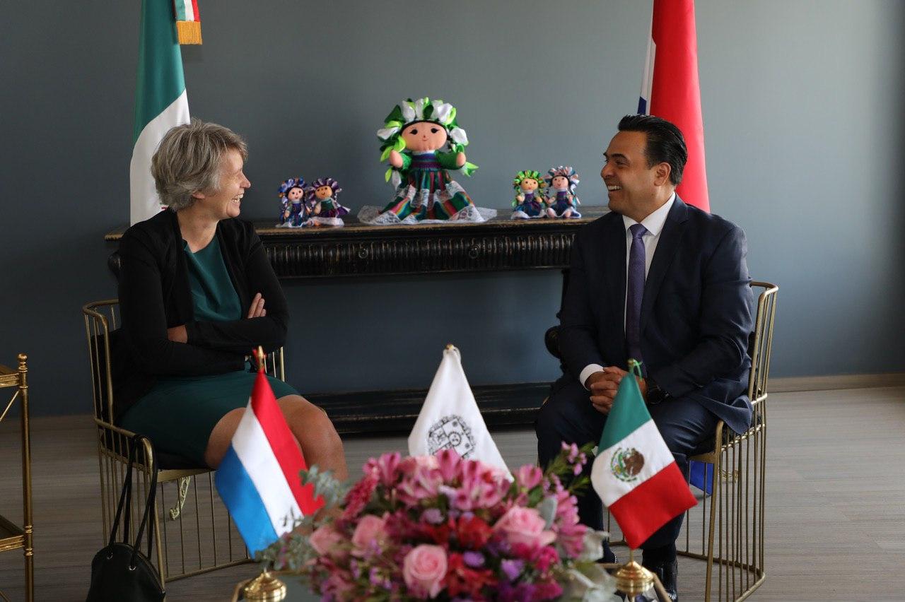 Se reúne Nava con embajadora de Países Bajos