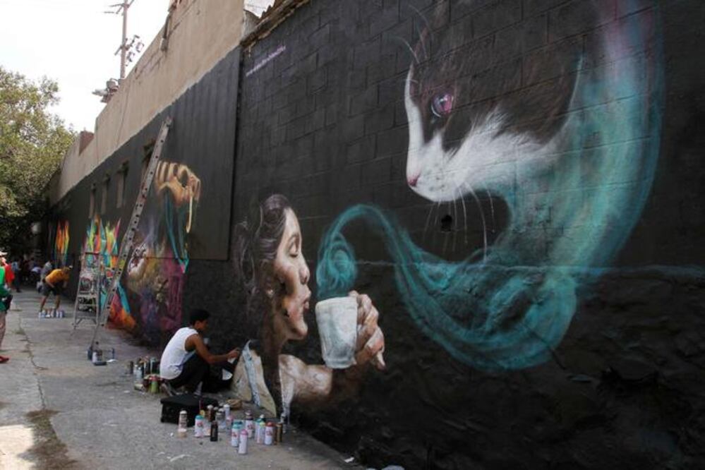 Los artistas del graffiti podrán crear sus obras en un espacio libre, sin ser criminalizados ni entrar en conflicto con la ley (CÉSAR GÓMEZ. EL UNIVERSAL)