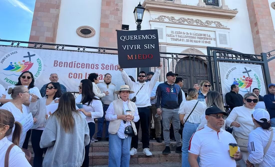 Segunda marcha por la paz en Culiacán en exigencia de justicia por los menores Alexander y Gael Antonio