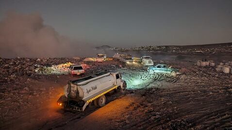 Controlado, 60% de incendio en basurero de Corregidora
