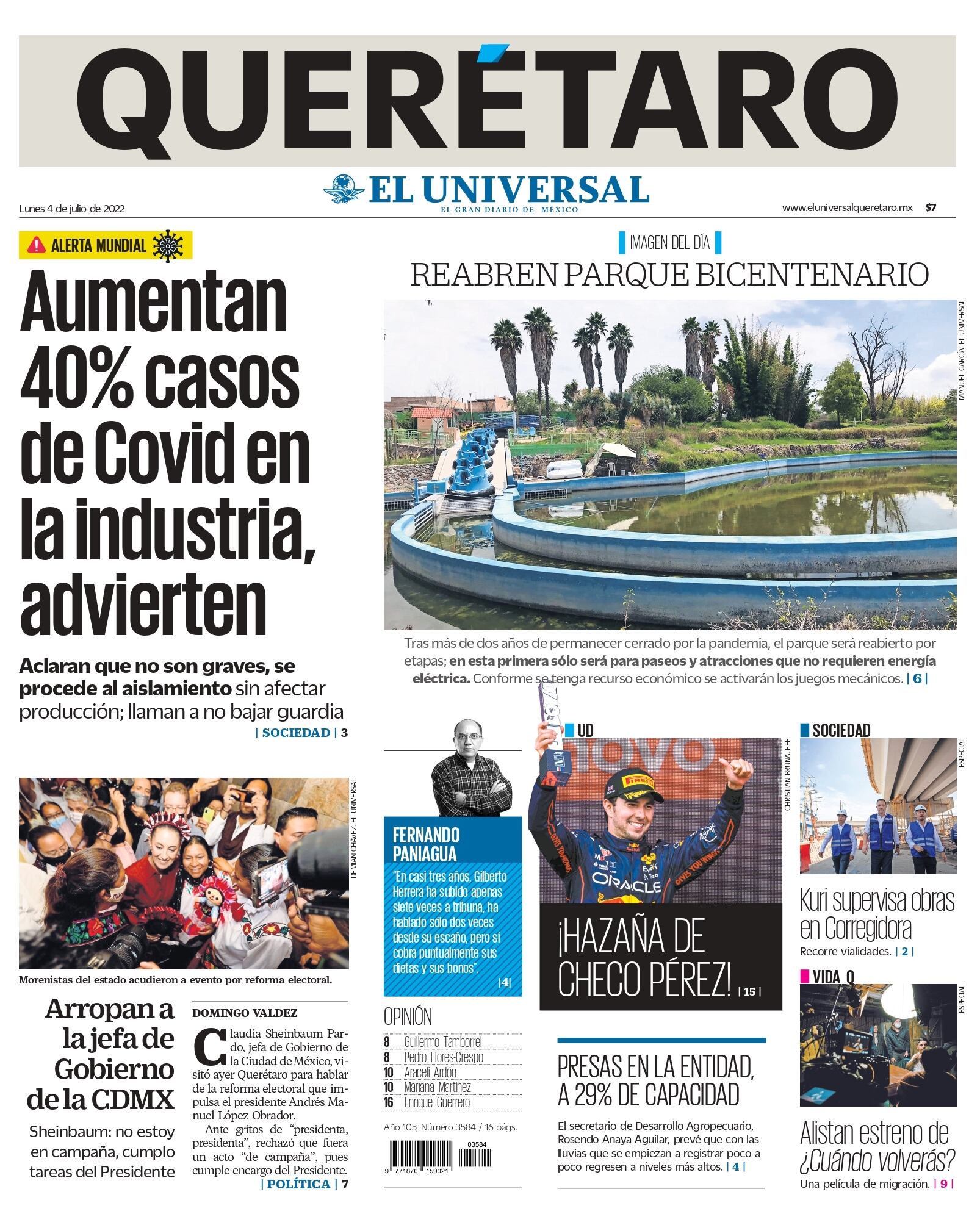 Portada 04 de julio de 2022