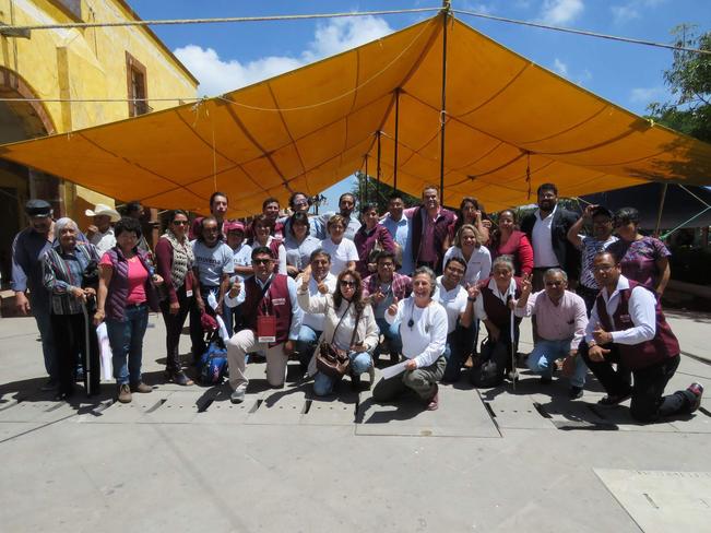 Buscan ser militantes. Los integrantes del movimiento aún no son militantes de Morena, esperan el aval de la asamblea. (ESPECIAL)