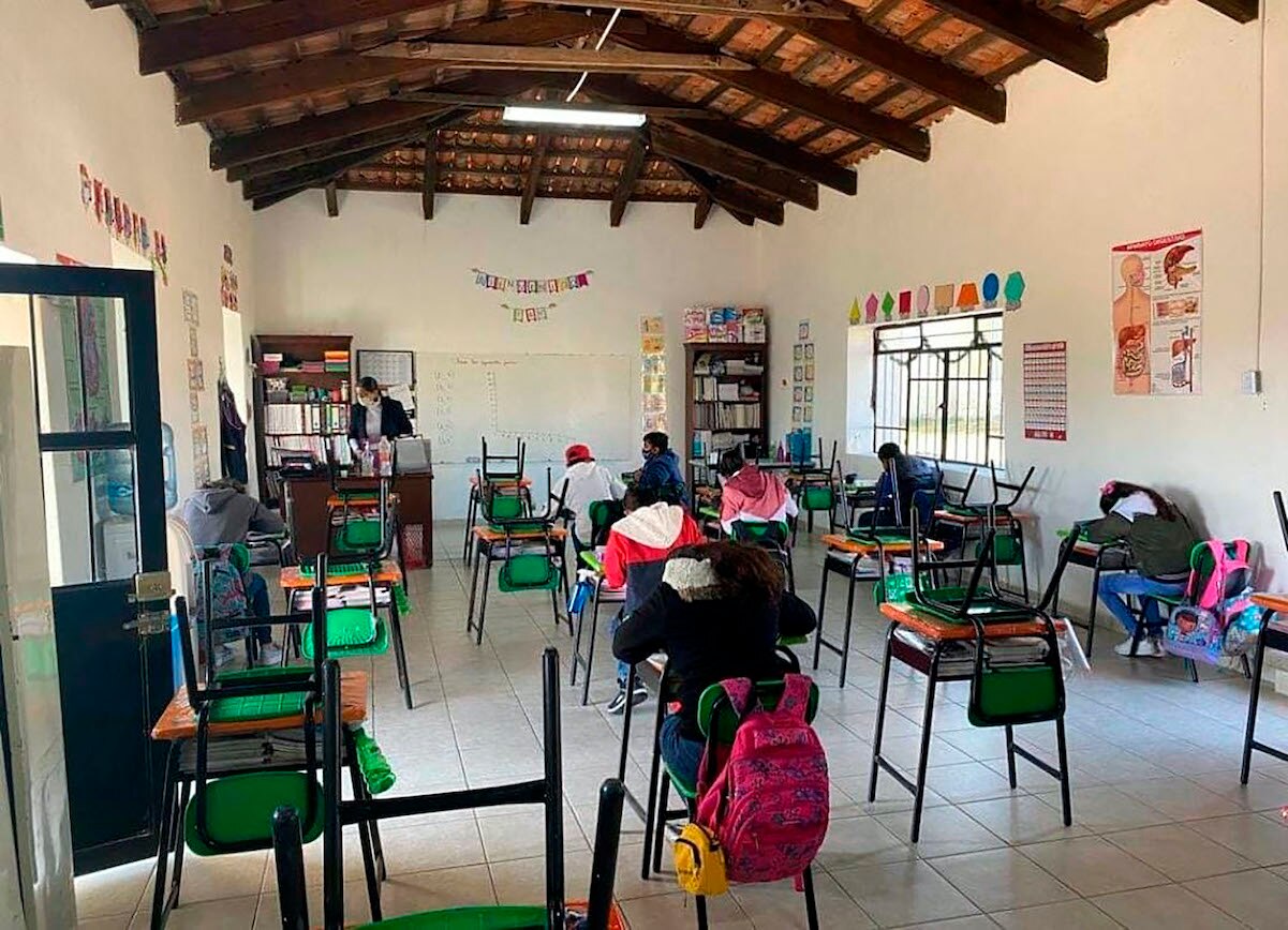 Tras manita de gato, escuelas de Querétaro están listas para el regreso presencial
