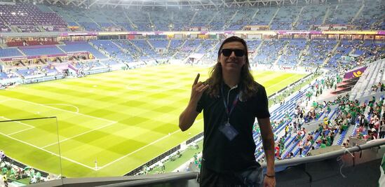 "Hay una revancha positiva de decirle a México que somos buenos aficionados", dice líder de La Resistencia 