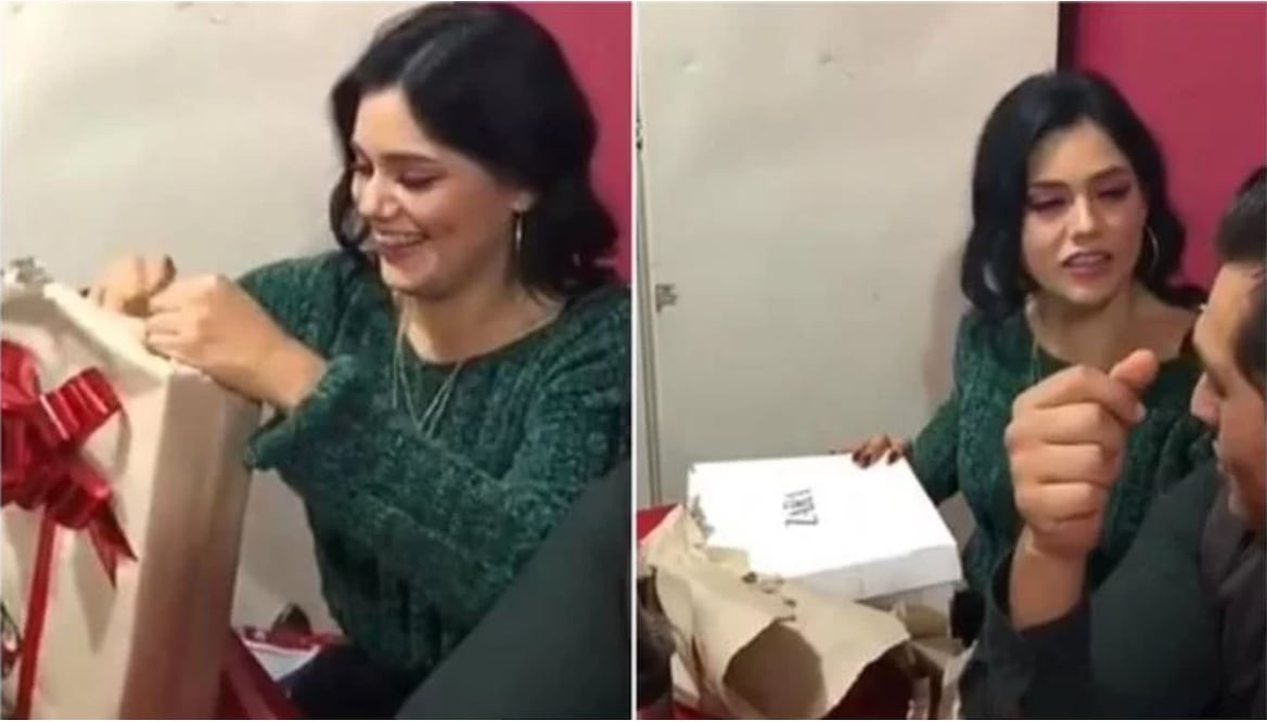 Novia celosa estalla al recibir caja de regalo con el logotipo de la tienda “Zara”