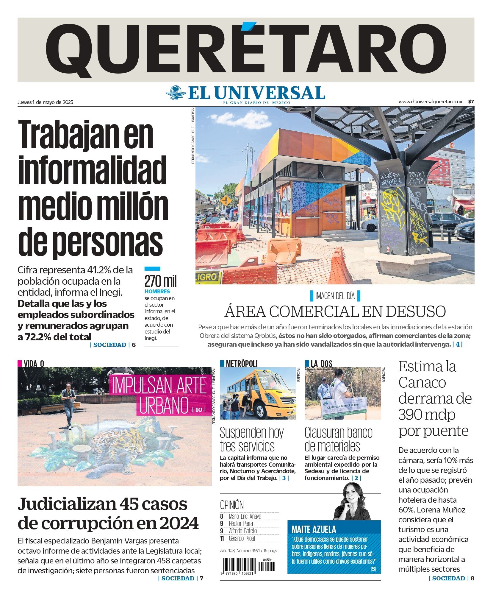 Portada 01 de mayo de 2025