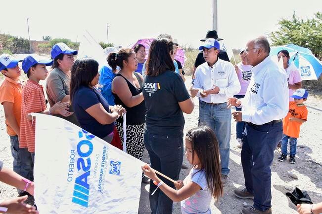 Dijo que intensificaría el ritmo de trabajo para seguir recorriendo el municipio. FOTO: ESPECIAL