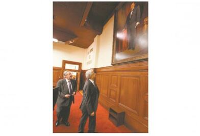 En Corte, AMLO fija su mirada en el ministro Benito Juárez