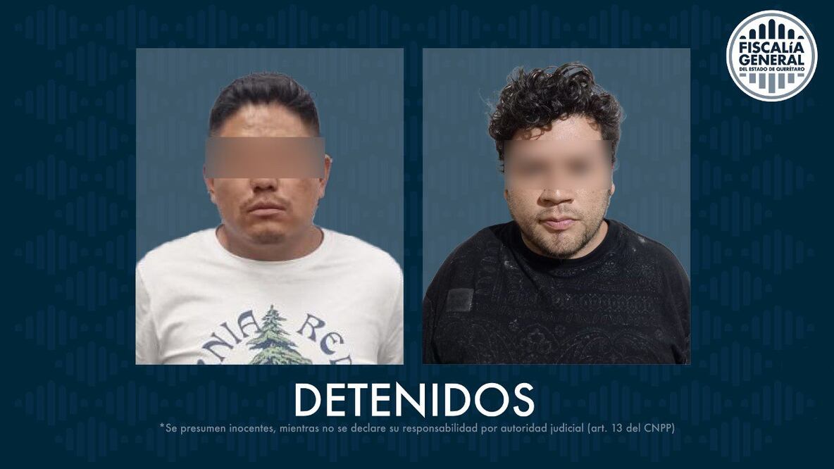 Dos personas detenidas por homicidio en colonia Amelia Solorzano