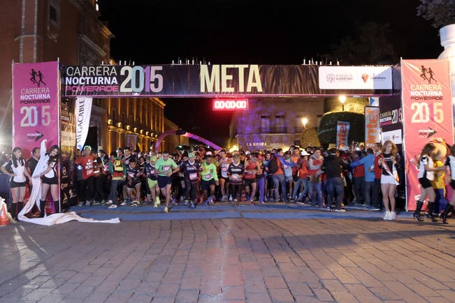 El evento iniciará a las 21:00 horas de este sábado 25. La carrera comenzará en avenida Corregidora y continuará por Universidad (ARCHIVO. EL UNIVERSAL)