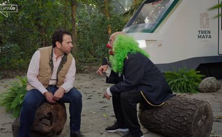 Loret y Brozo visitan el Tren Maya tras "decretazo"