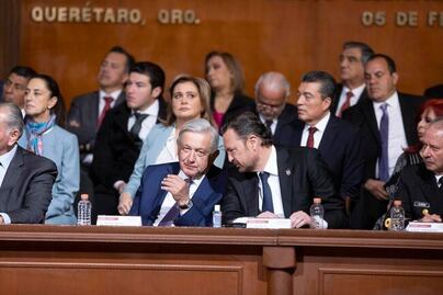 Frente a López Obrador, Mauricio Kuri exhorta a lograr el consenso para tener armonía social