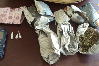 Detienen a sujeto en posesión de drogas