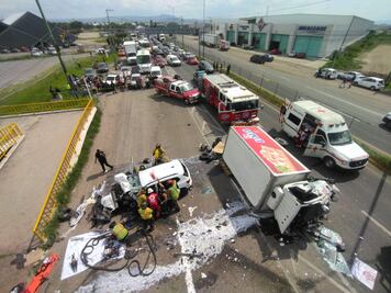 Reportan accidente en la carretera San Juan del Río-Xilitla 