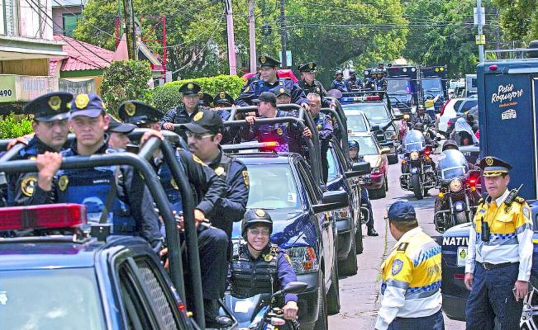 Operativo de Seguridad Pública en la CDMX. Foto: Archivo