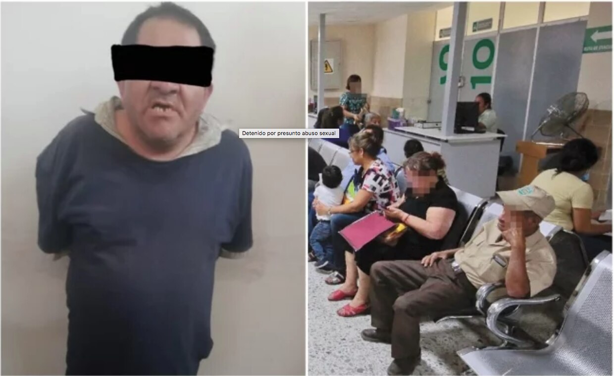 Cae sujeto que intentó abusar de un menor en baños del IMSS en Ecatepec