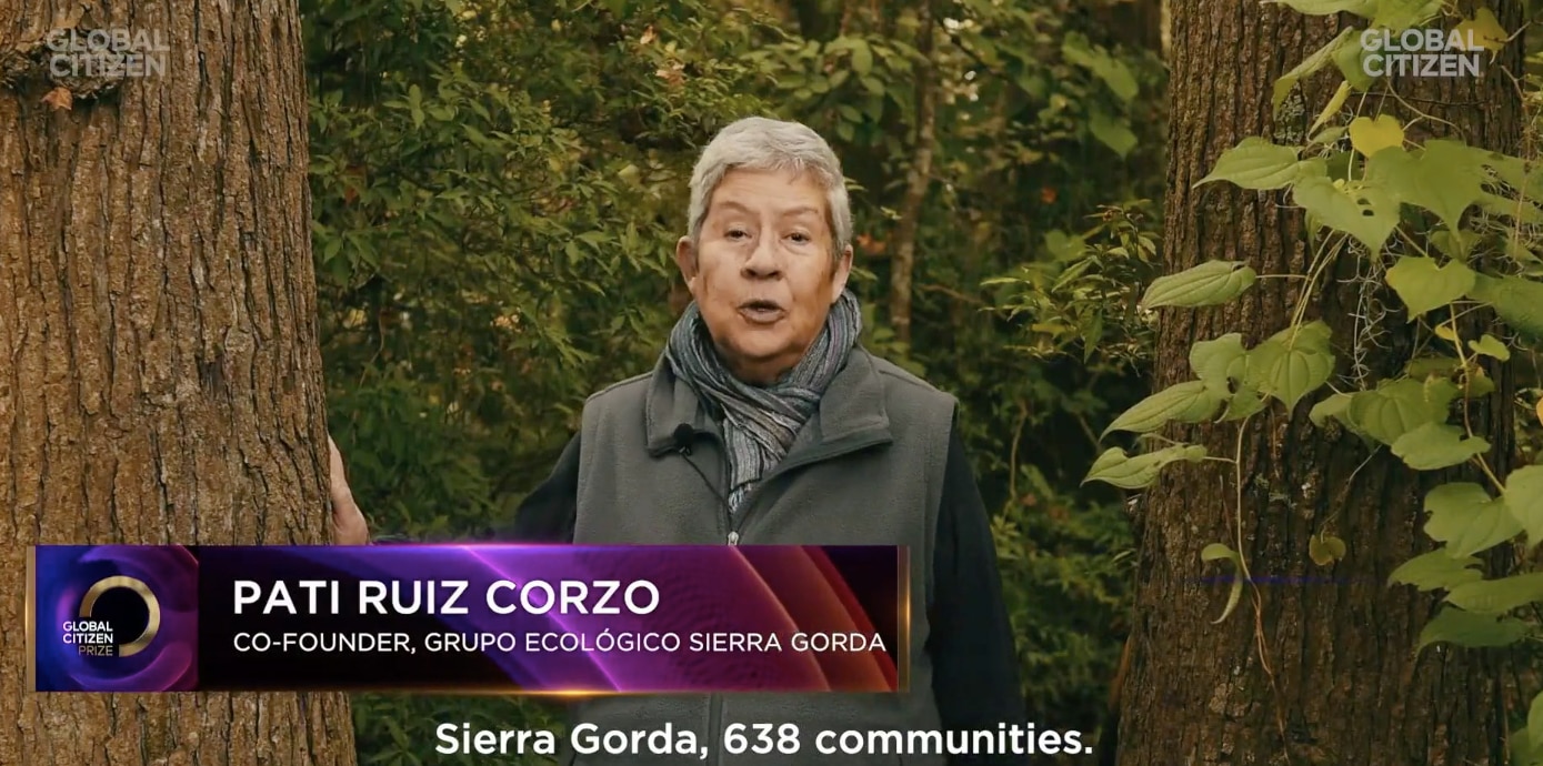 ‘Pati’ Ruiz Corzo es galardonada con el Premio Héroe México de Global Citizen