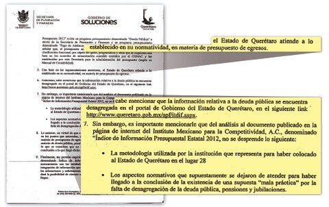 Objetan estudio sobre  transparencia