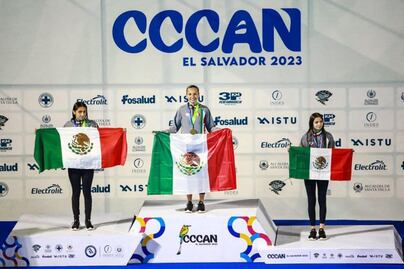 Nadadoras artísticas queretanas suben al podio en El Salvador