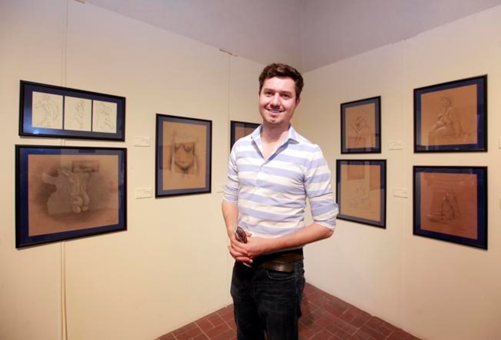 Alejandro Vázquez disfruta compartir sus conocimientos en el arte. FOTO: CÉSAR GÓMEZ