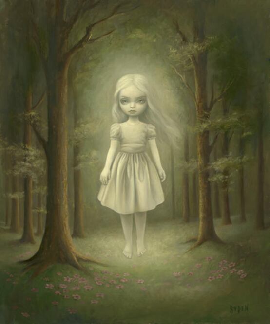 Ghost girl; ilustración de Mark Ryden. Cortesía