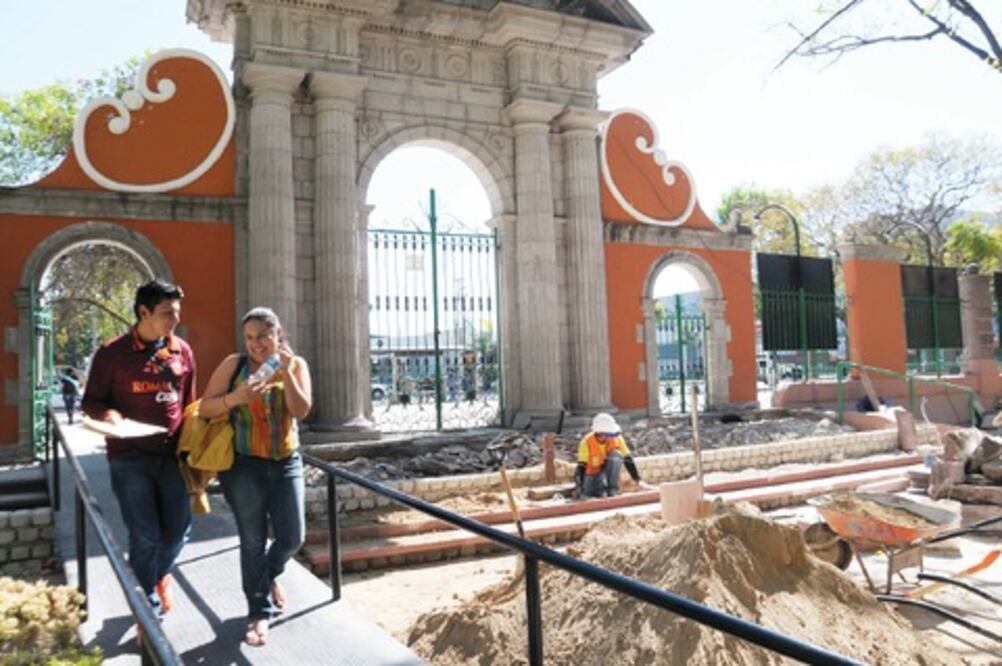 Restauración de alameda va al 70%