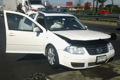 Reportan choque en carretera 57