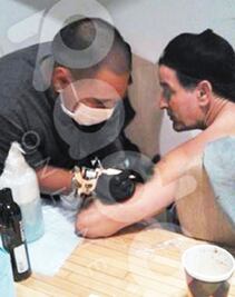 Sheen, en México, con alcohol y besos 