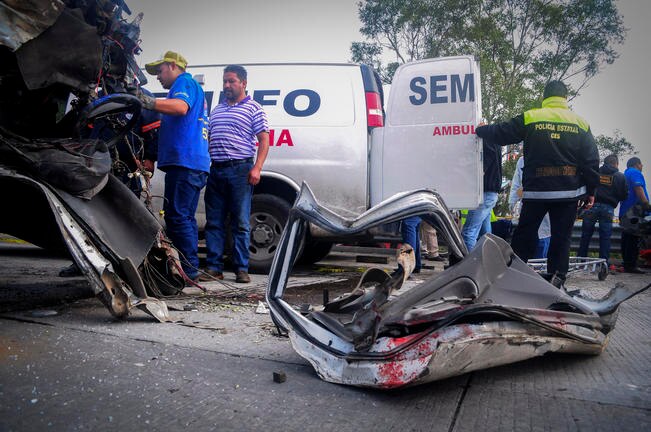 Estado, lugar 10 en muertes por accidentes