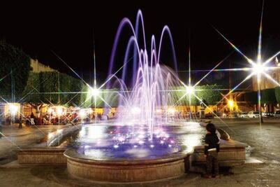 Fuentes, refrescan el centro de Querétaro