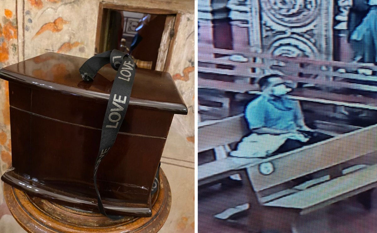 Video. Abandonan cenizas en un templo de Querétaro