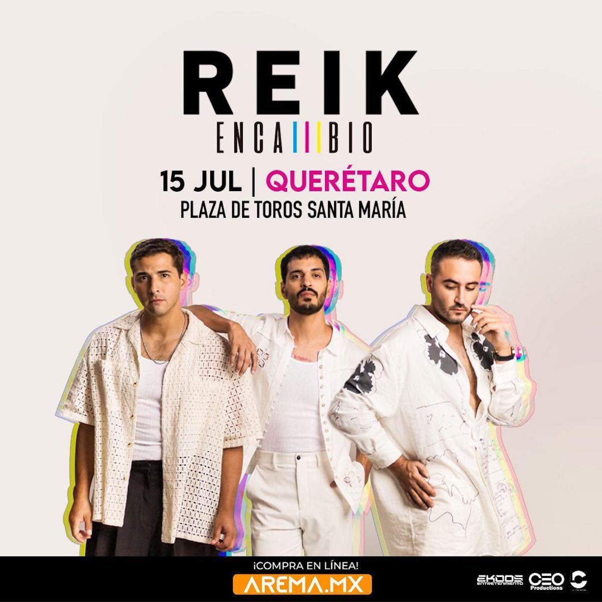 Reik estará de regreso en Querétaro