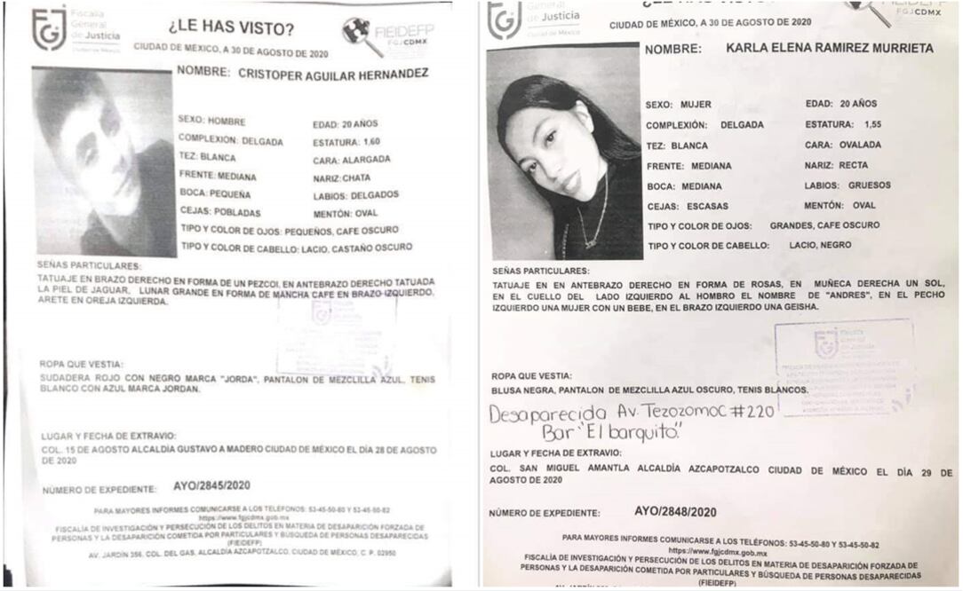 Sin avances investigación sobre la desaparición de dos jóvenes en Azcapotzalco