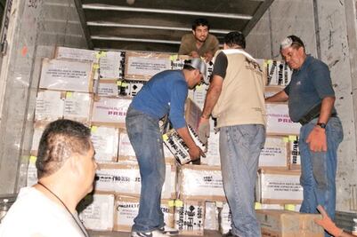 Trasladan paquetes electorales  al Edomex