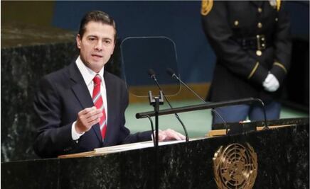 Peña Nieto pide en la ONU atender urgentemente el "flagelo" del tráfico de armas