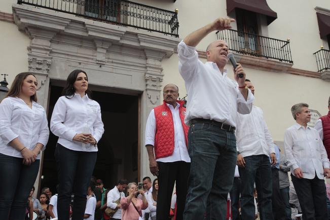 Francisco Pérez Rojas dijo que va a reivindicar a una ciudadanía que está viviendo bajo un gobierno municipal que no piensa en la gente (DEMIAN CHÁVEZ. EL UNIVERSAL)
