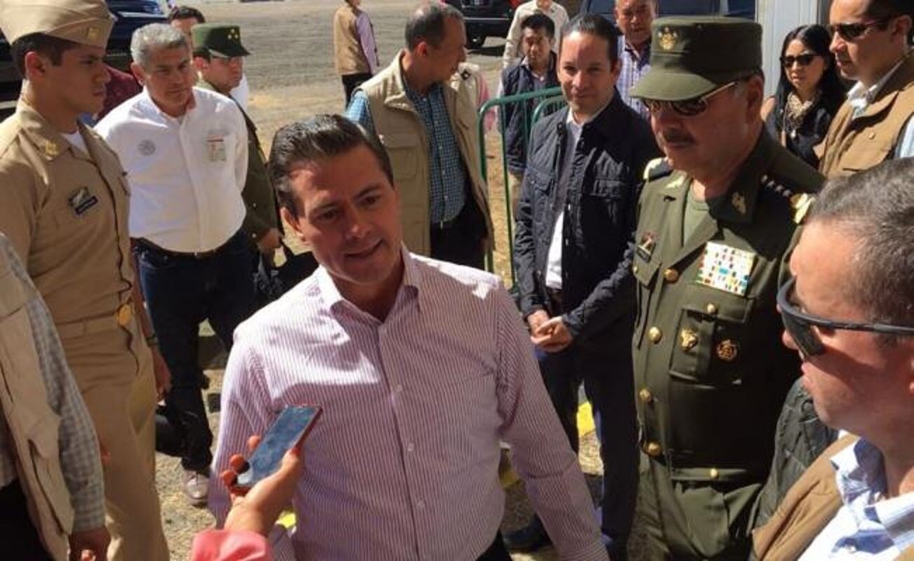 Confía Peña Nieto en que PRI "vaya para adelante y creciendo"