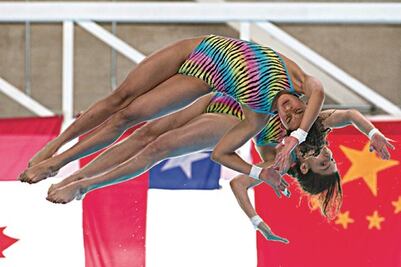  Logran tres oros y una plata más en clavados
