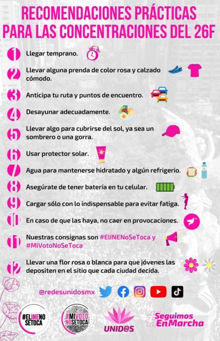 ¡Mi voto no se toca! Convocan a marcha en defensa del INE en Querétaro 