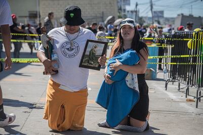 Expresan fe y devoción a San Judas Tadeo en la carretera 57