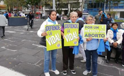 Se manifiestan en contra del aborto