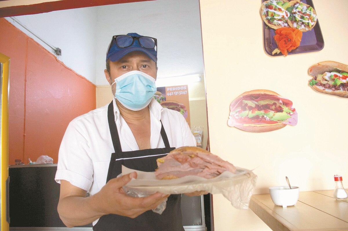 En Querétaro se venden "las tortas de la Barda", un manjar de sabor y tradición